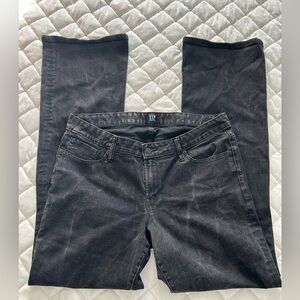 GAP Denim Wide Leg Long and Lean Black Jeans 32 Tall